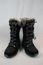 NIB Propet Black Suede Puffer Cold Weather Boot Tie Front 6 Wide (D) Fau... - $98.79