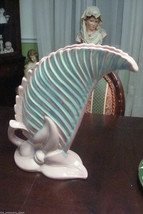 Royal Haeger Pottery Usa Fan Shaped Vase Dolphin Shell Dish Pick One - £36.39 GBP+