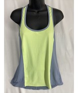 C9 by Champion Women&#39;s Medium Neon Green Grey Racerback Athletic Tank Top - $14.27 CAD