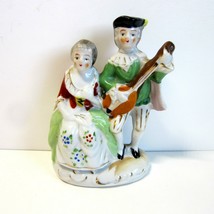 Vintage Porcelain Made in Occupied Japan Victorian Colonial Couple Figurine - £7.89 GBP