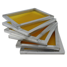 Updated 6Pcs 8&quot;*10&quot; Screen Frame for Screen Printing with 230 Mesh (100T) Yellow - £51.36 GBP