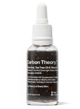 Carbon Theory Charcoal, Tea Tree Oil &amp; Vitamin E Overnight Detox Serum 1.0oz - £40.01 GBP
