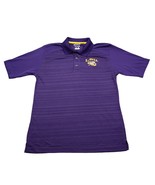 LSU Tigers Shirt Mens S Purple Gold Polo Champion Football Golf Light Ca... - £15.55 GBP