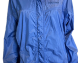Marmot Women&#39;s Hooded Rain/Wind Jacket Blue Size Large - £22.57 GBP