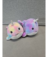 Lot Of 2 Squishmellow Narwhale Plush Figures (T6) - £13.32 GBP