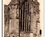 Melrose Abbey East Window Melrose Scotland UNP DB Postcard W21 - £6.29 GBP