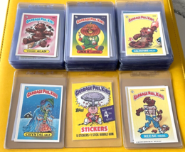 1986 Topps Garbage Pail Kids 4th Series 4 OS4 Complete MINT Set in Card Saver II - £131.41 GBP
