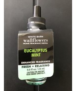 BATH &amp; BODY WORKS WALLFLOWERS REFILL Eucalyptus Mint NEW - $167.15 MXN