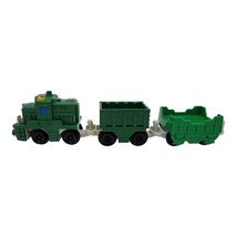 Geotrax Push Train Green 3pc Lot Vehicles Toys Fisher Price 2003 - $26.48 CAD