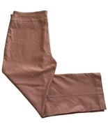 Kate Park Womens Dusty Rose Pink Pants Casual Career Size PXL Stretch Pu... - $29.46