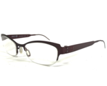 Zero G Eyeglasses Frames Ridgewood Merlot Red Rectangular Cat Eye 48-17-130 - £95.74 GBP