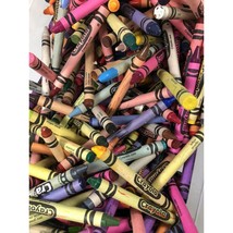 1 lb Bulk Broken New Used Coloring Wax Crayons Crayola Melting Craft Hom... - $5.93