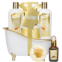 Mother&#39;s Day Gifts for Mom Women Her, Spa Gift Tub Baskets Set for Women 7Pcs Ho - £30.82 GBP
