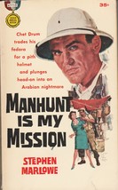 Stephen Marlowe Manhunt is my Mission 1961 1st pr. Chet Drum - £9.61 GBP