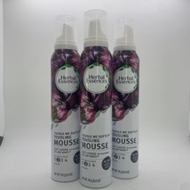 (3) Herbal Essences Tousle Me Softly Hair Mousse, Medium Hold Level 2 - £26.13 GBP