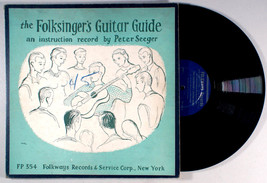 Pete Seeger - The Folksinger&#39;s Guitar Guide (1955) Vinyl LP • Peter, Weavers - $22.61