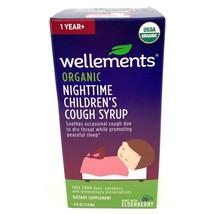 Wellements Organic Nighttime Childrens Cough and Mucus Syrup Ages 1+ yea... - £10.30 GBP