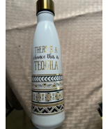 A FUN STAINLESS STEEL VACUUM WATER BOTTLE 17OZ  THERE&#39;S A CHANCE THIS TE... - $10.40