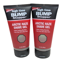 Lot of 2 High Time Bump Stopper Arctic Haze Shave Gel 5.3 oz Each NEW  - £31.84 GBP