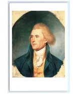 Thomas Jefferson 1791 Portrait Charles Willson Peale Vintage Postcard - $8.18 CAD