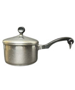 Farberware Stainless Steel Aluminum Clad Bottom 1 Quart Pot w Lid - £11.39 GBP