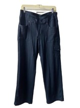 Kuhl Pants Pants Womens 12 Navy Blue Front Tie  Pull On Stretch Straight... - $24.70