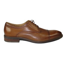 Men's Shoes Steve Madden Soft Leather upper Lace Up Navin Brandy image 8
