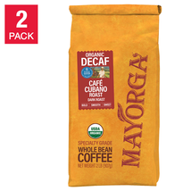 Mayorga Decaf Café Organic Dark Roast Whole Bean Coffee 2Lb, 2-Pack - £49.81 GBP