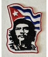 Che Guevara Cuba Flag Embroidered Patch - Iron on Sew on 2.75&quot; x 2&quot; - £7.03 GBP