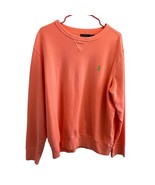 Vtg Ralph Lauren Cotton Knitted Jumper Pullover 90s Pastel Salmon XL Gre... - $39.89