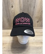 WOW Women of  Wrestling Ball Cap, Original Logo. Strap Back. OSFA - $9.46