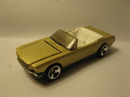 1983 Hot Wheels die-cast vehicle: &#39;65 Gold Mustang Convertible - $4.00