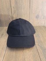 Plain Black Baseball Style Adjustable Hat- Nice Quality- One Size Fits M... - £6.95 GBP