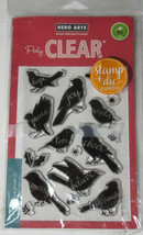 Hero Arts Stamp &amp; Die Kit Lot Set 26 pieces Polyclear BIRDS w/accents fr... - $26.83