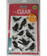 Hero Arts Stamp &amp; Die Kit Lot Set 26 pieces Polyclear BIRDS w/accents fr... - £21.11 GBP
