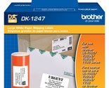 Brother Genuine DK-1247 Die-cut Large Shipping White Paper Labels for Br... - £35.47 GBP