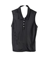 Black Adidas Collared Tank Top Golf Large Striped Sleeveless Climacool 3... - $565.47 MXN