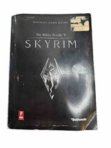 The Elder Scrolls V:Skyrim Official Game Guide Softcover Prima Bethesda W/ Map - £8.68 GBP