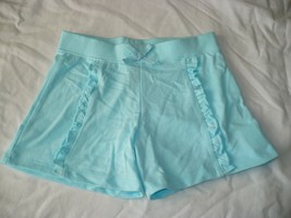 Garanimals 365 Kids Girls Pull On Front Ruffle Shorts Size 8 Aqua Spa Bl... - £7.50 GBP