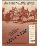 Vintage 1982 Phone Book - McMinnville, OR Classified Business &amp; Professi... - $11.40