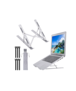 Adjustable Aluminum Laptop Tablet Stand Riser 6 Angles Ventilated to 15.... - $20.29 CAD