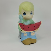 Precious Moments 7&quot; Watermelon Boy Figurine 2008 Cobra Co.   PM- WTRBY-7... - £19.60 GBP