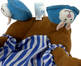 Vintage Bedtime Scooby Doo With PJ's And Bunny Slippers 9 Inch image 5