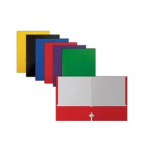 Letter Size Paper Portfolios by Better Office Products | Case of 100 | Assorted  - £77.92 GBP