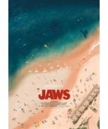 Jaws Andrew Swainson Movie Amity Island Poster Print Fine Art 16.5x23.4 ... - £101.86 GBP