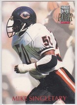 M) 1992 NFL Pro Set Power Football Trading Card - Mike Singletary #50 - £1.49 GBP