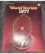 1977 WORLD SERIES BASEBALL PROGRAM NEW YORK YANKEES LOS ANGELES DODGERS - $17.75