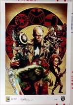 Tony Harris SIGNED Artist Proof AP Art Print Avengers Hulk Iron Man Spid... - $59.39