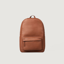 LE The Philos Brown Leather Backpack - £119.83 GBP