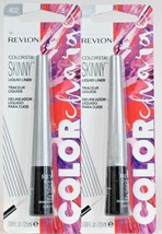 2 Ct Revlon 402 Platinum Stroke Colorstay Lasts All Day Skinny Liquid Eye Liner - £14.93 GBP